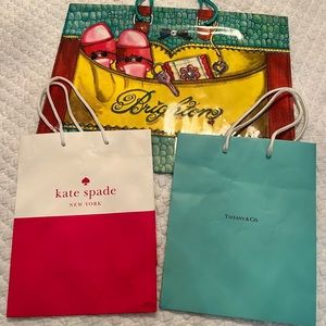 Designer shopping bags